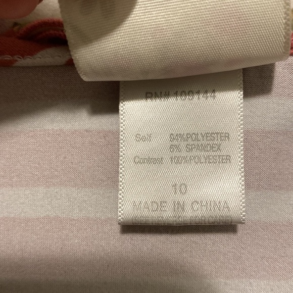 Jenna & Jessie | Girls Off the shoulder scarf attached floral striped dress - Picture 2 of 9